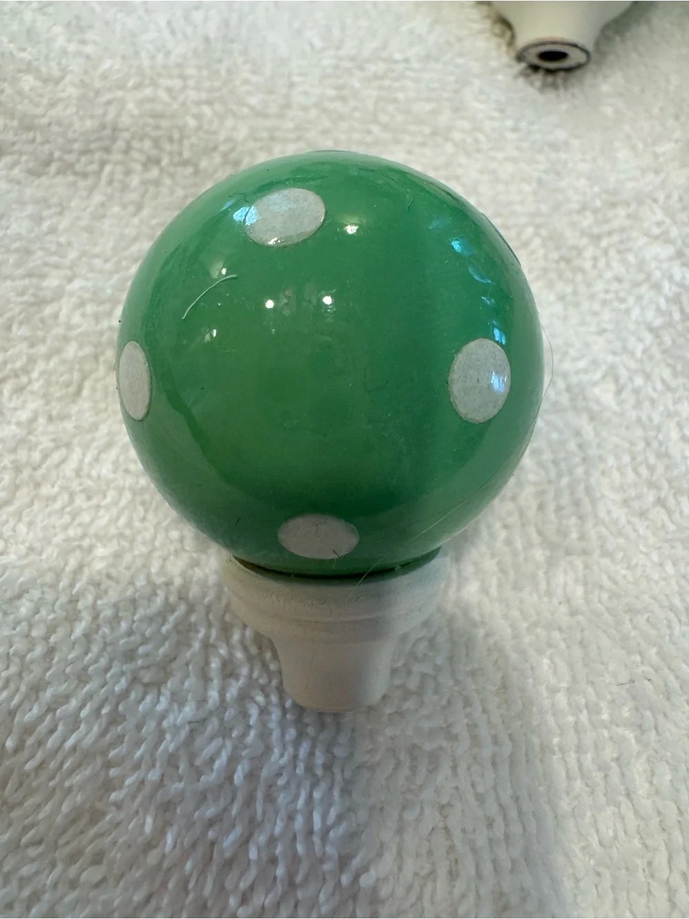 17 Pottery Barn Polka Dot Green Drawer Knob -